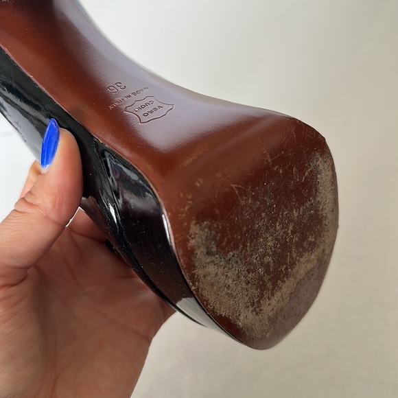 LANVIN !!! BEAUTIFUL LUXURY VINTAGE HIGH PLATFORM HEEL !! - Picture 5 of 6